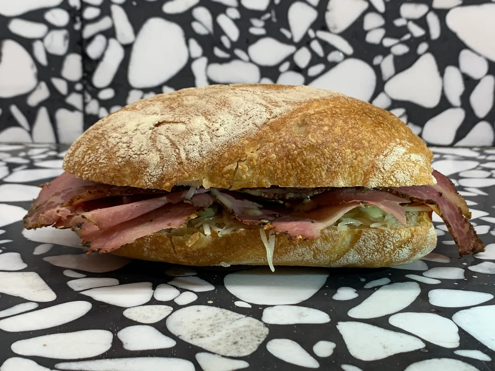 Details at The Black Salami Microbakery Athens — travel photo