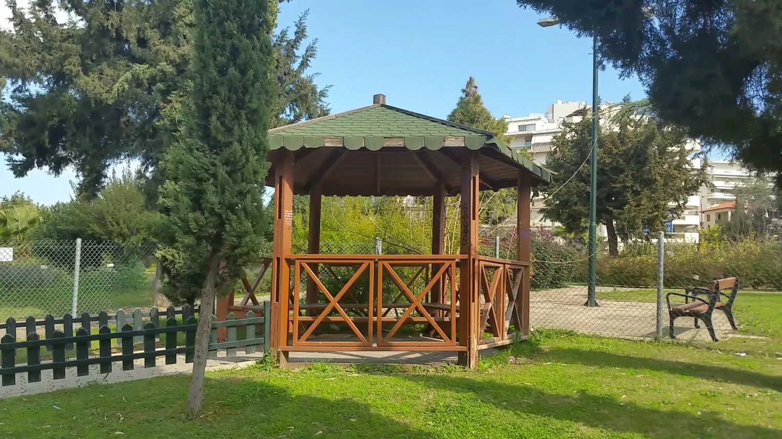 Main view at Trocadero Park Athens — travel photo