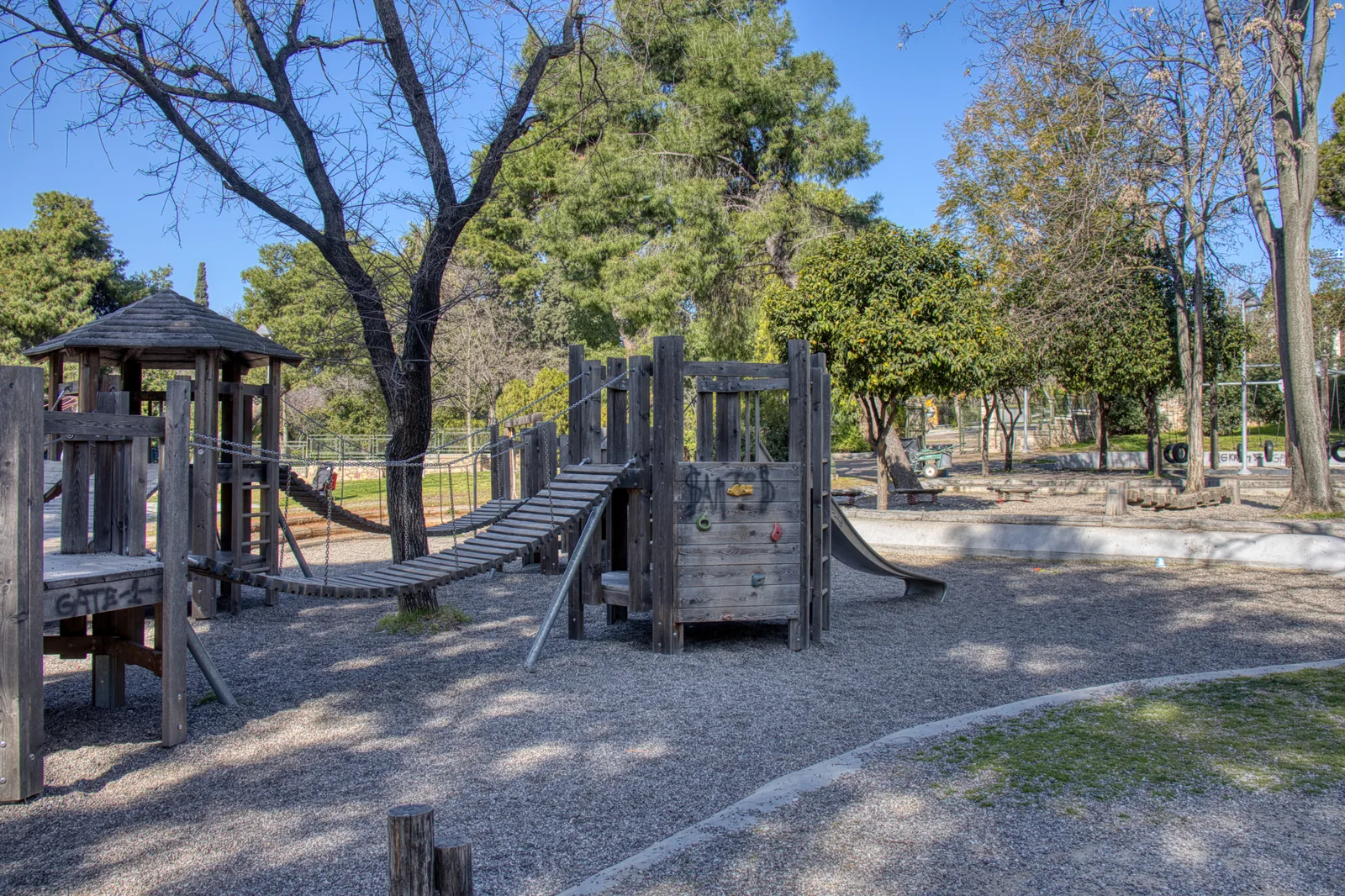 Interior at Zappeion Gardens Playground Athens — travel photo