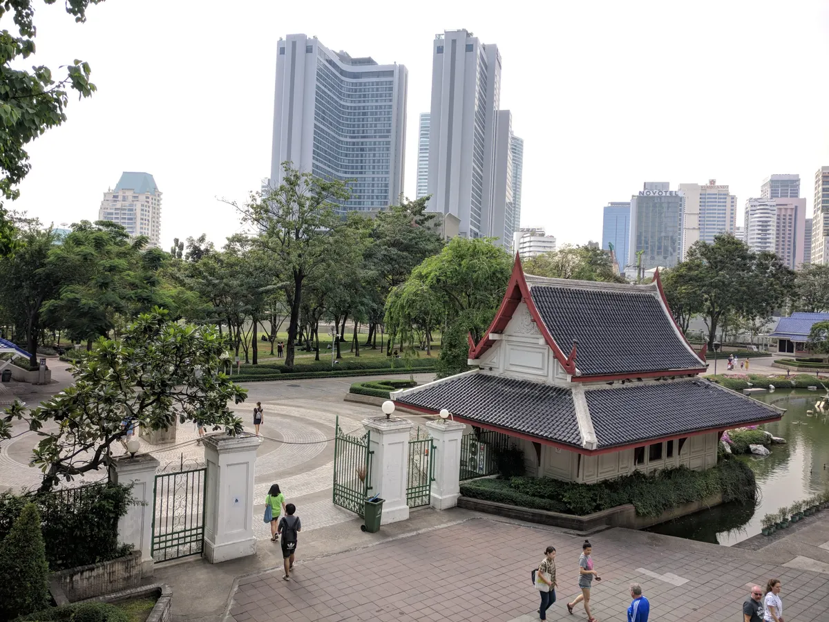 Main view at Benchasiri Park Bangkok — travel photo