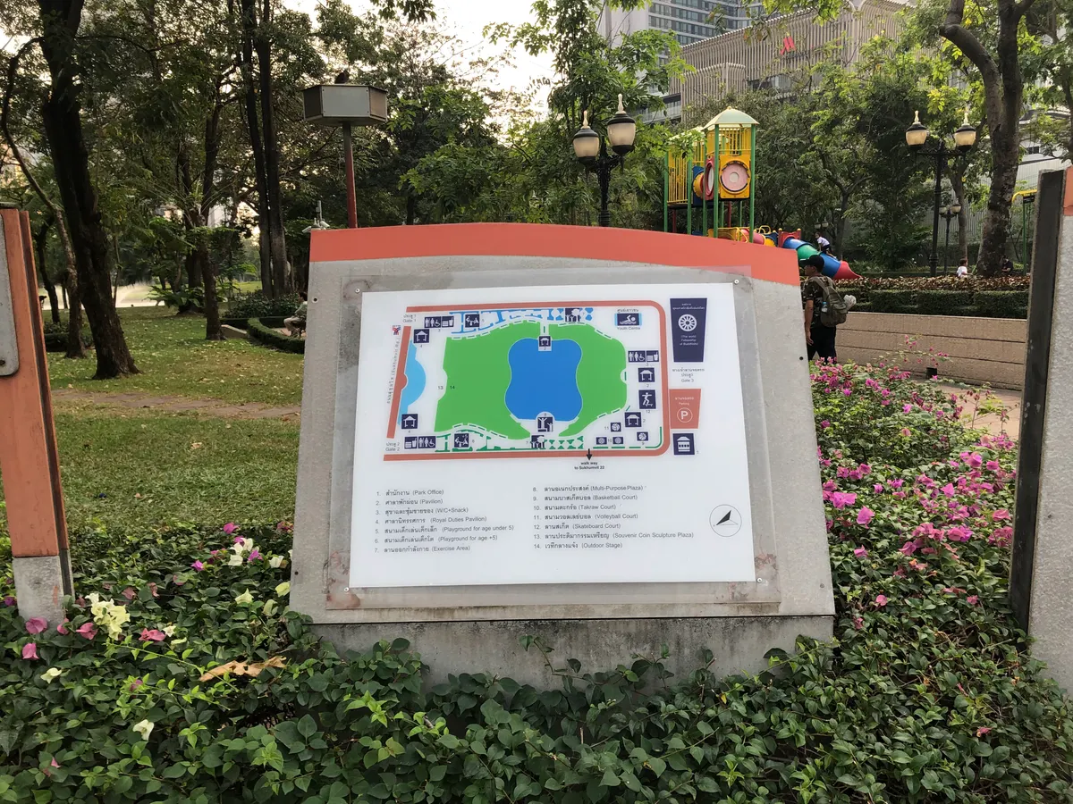Interior at Benchasiri Park Bangkok — travel photo