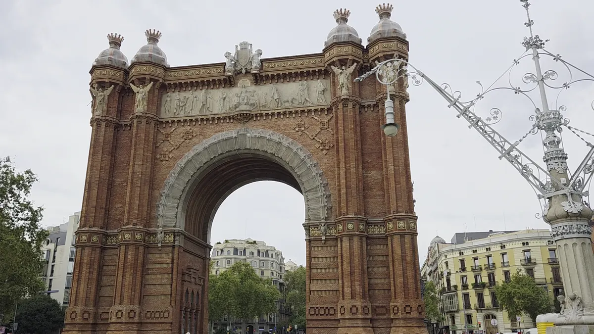 Interior at Arc de Triomf Barcelona — travel photo