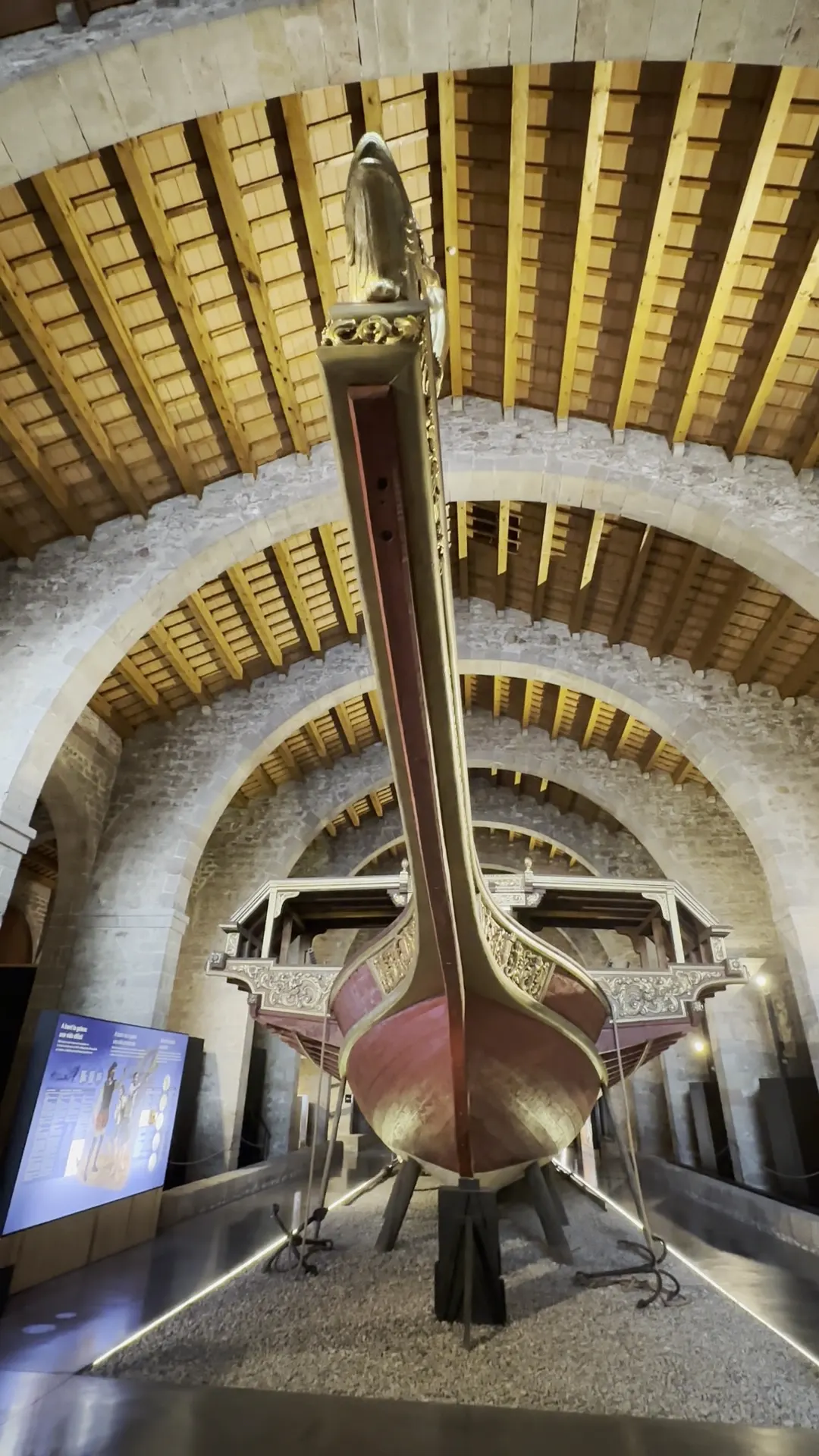 Interior at Barcelona Maritime Museum Barcelona — travel photo