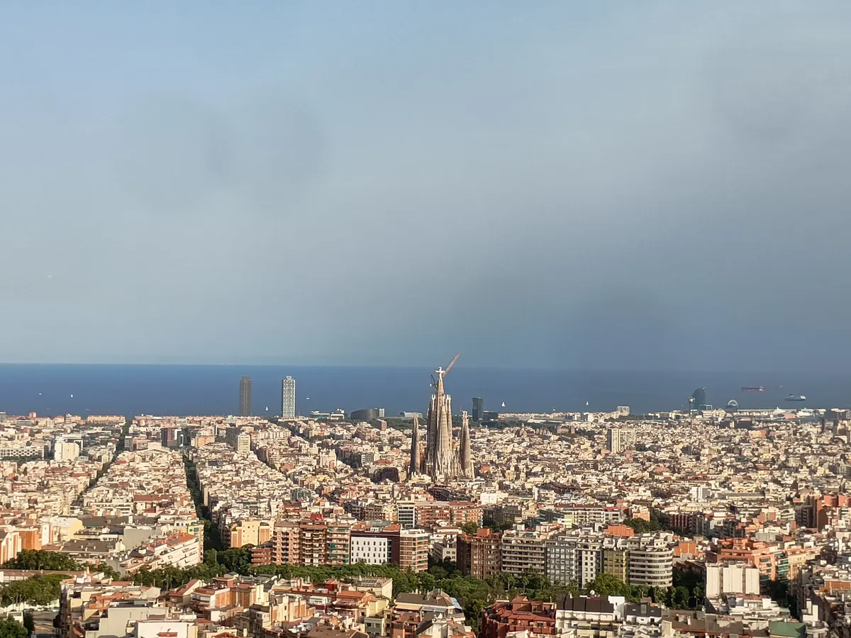 Main view at Bunkers del Carmel Barcelona — travel photo