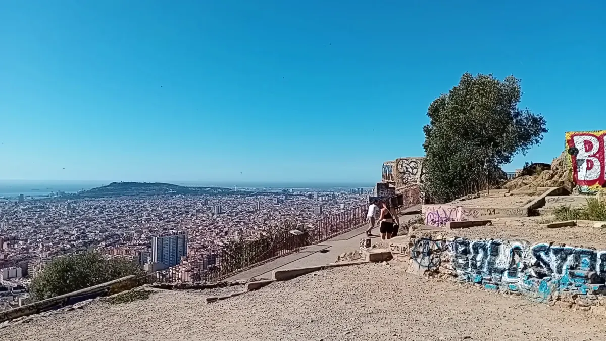 Interior at Bunkers del Carmel Barcelona — travel photo