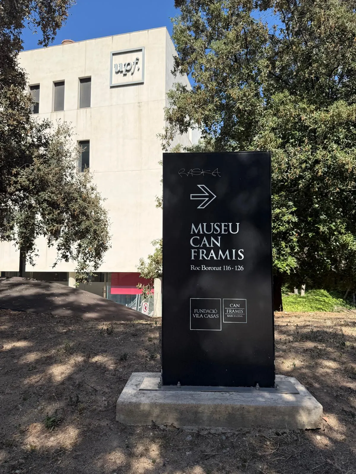 Main view at Can Framis Museum Barcelona — travel photo