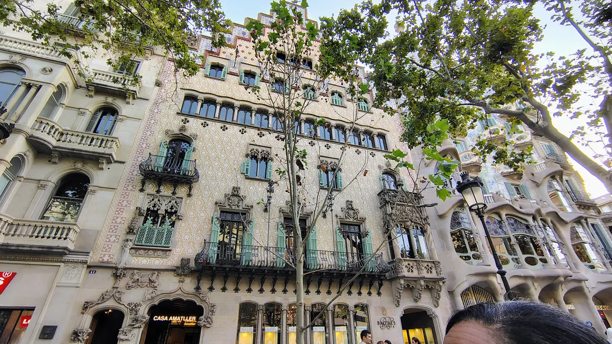 Main view at Casa Amatller Barcelona — travel photo