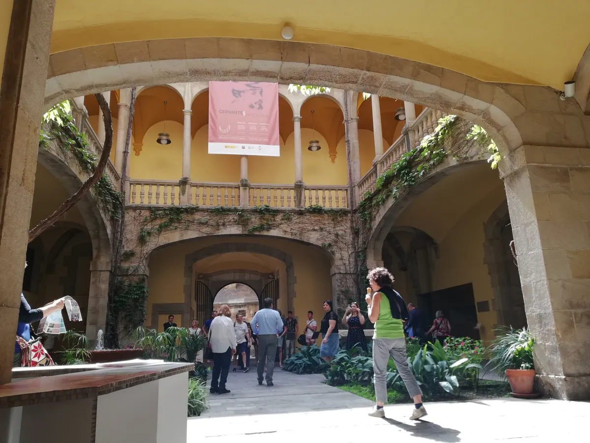Atmosphere at Casa Padellàs (Barcelona History Museum MUHBA) Barcelona — travel photo