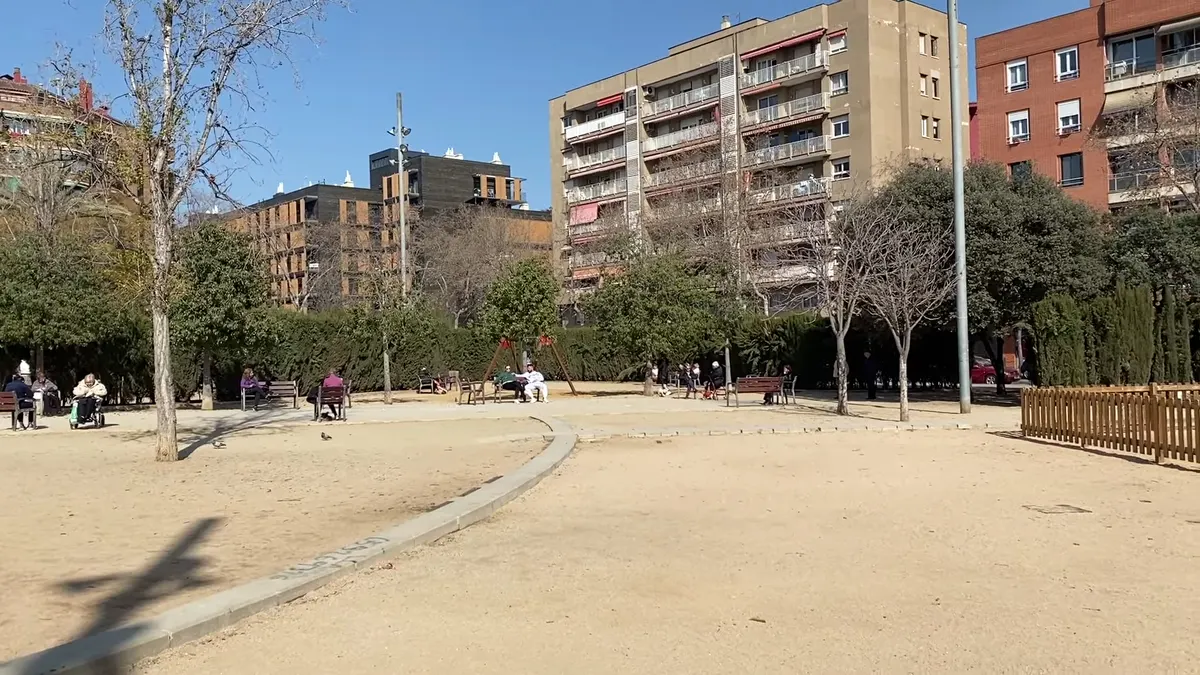 Interior at Clot de la Mel gardens Barcelona — travel photo