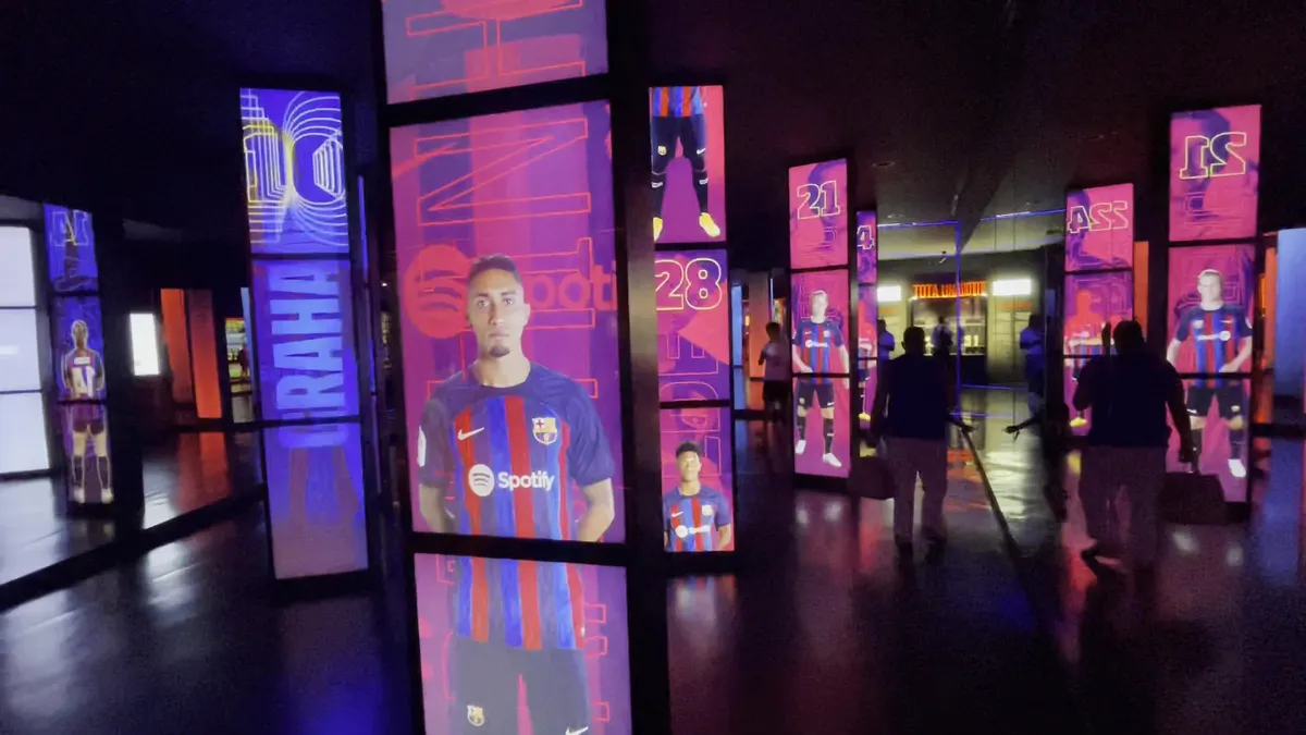Main view at FC Barcelona Museum Barcelona — travel photo