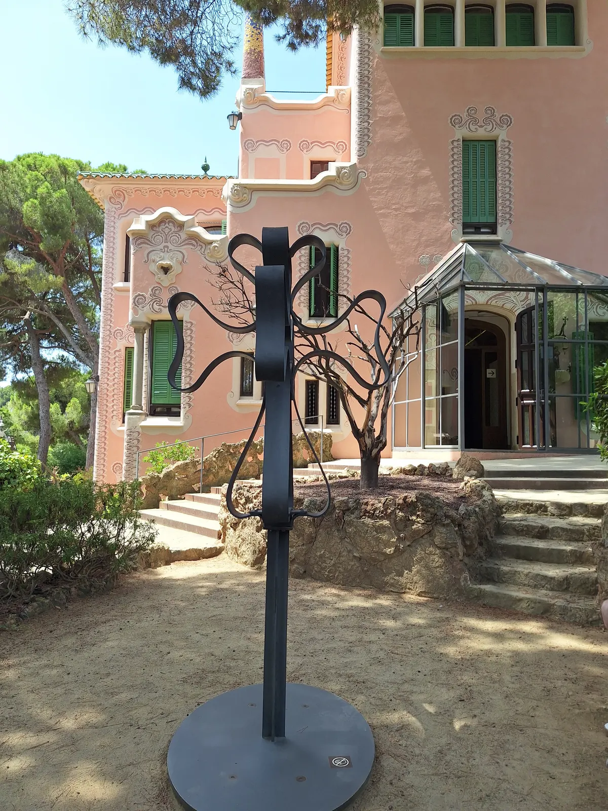 Main view at Gaudí House Museum Barcelona — travel photo