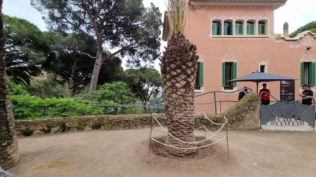Interior at Gaudí House Museum Barcelona — travel photo