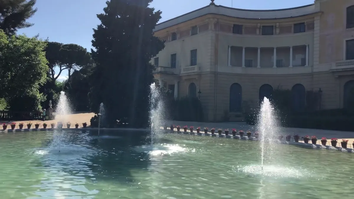 Interior at Jardines de pedralbes Barcelona — travel photo