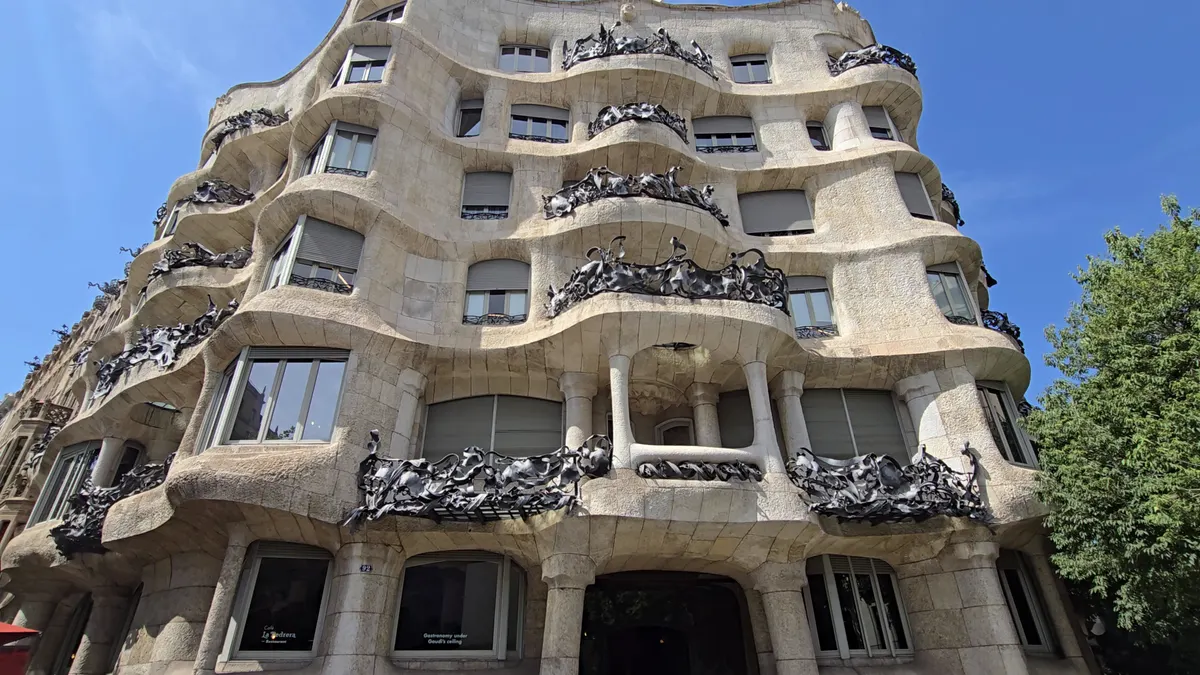 Interior at La Pedrera - Casa Milà Barcelona — travel photo