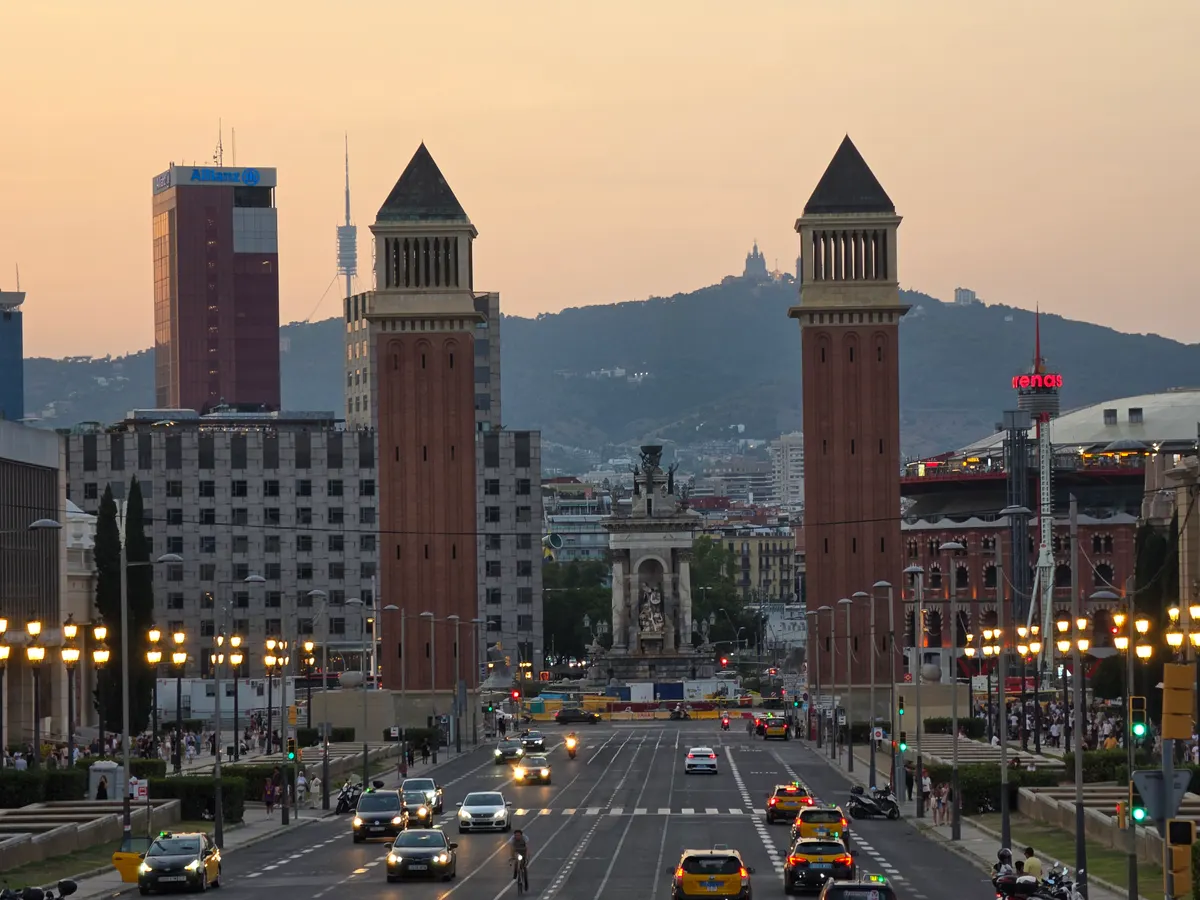 Main view at Magic Fountain of Montjuïc Barcelona — travel photo