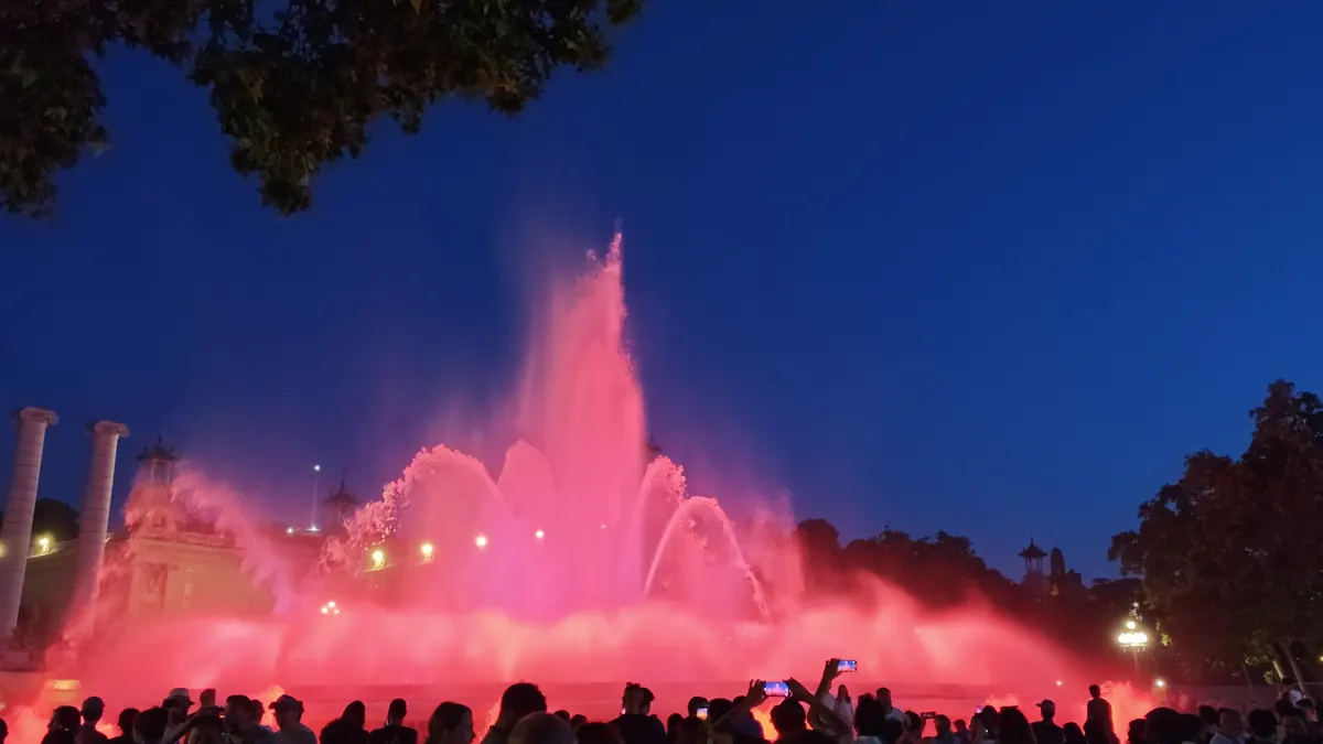 Interior at Magic Fountain of Montjuïc Barcelona — travel photo