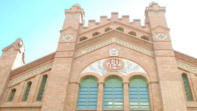 Main view at Mercat de Sants Barcelona — travel photo