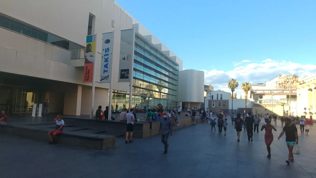 Interior at Museu d’Art Contemporani de Barcelona Barcelona — travel photo
