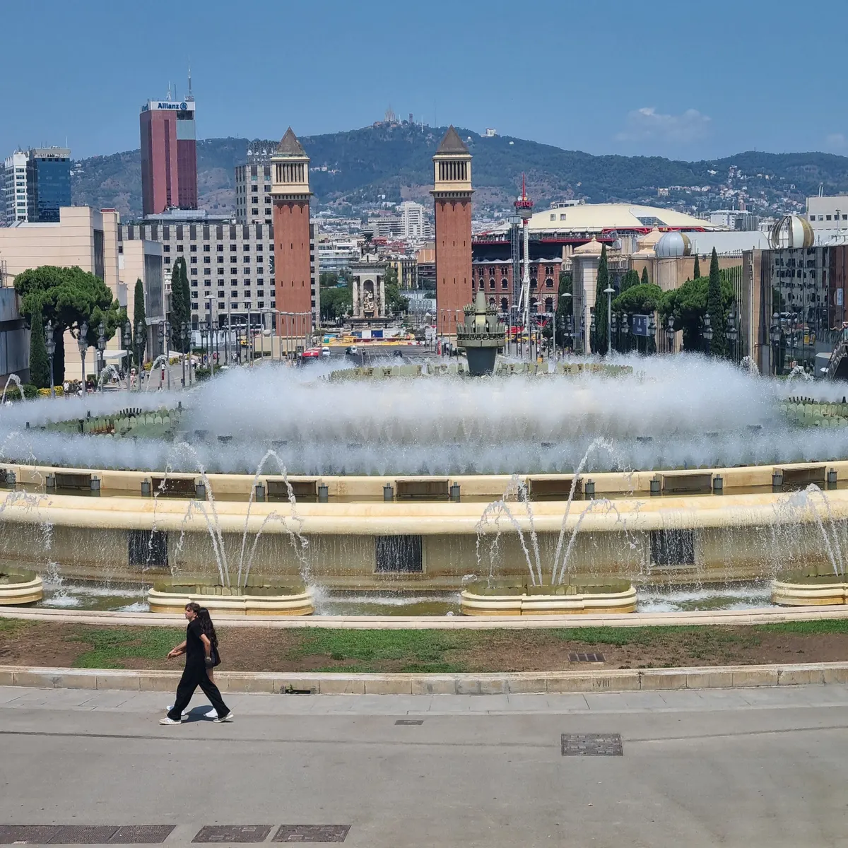 Main view at Museu Nacional d'Art de Catalunya Barcelona — travel photo