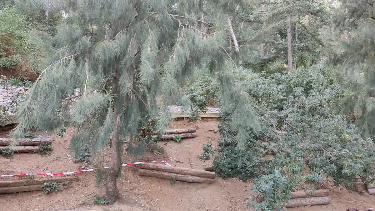 Interior at Parc del Guinardó Barcelona — travel photo