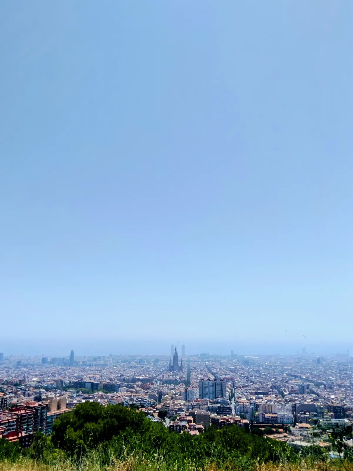 Main view at Parc del Turó del Carmel Barcelona — travel photo