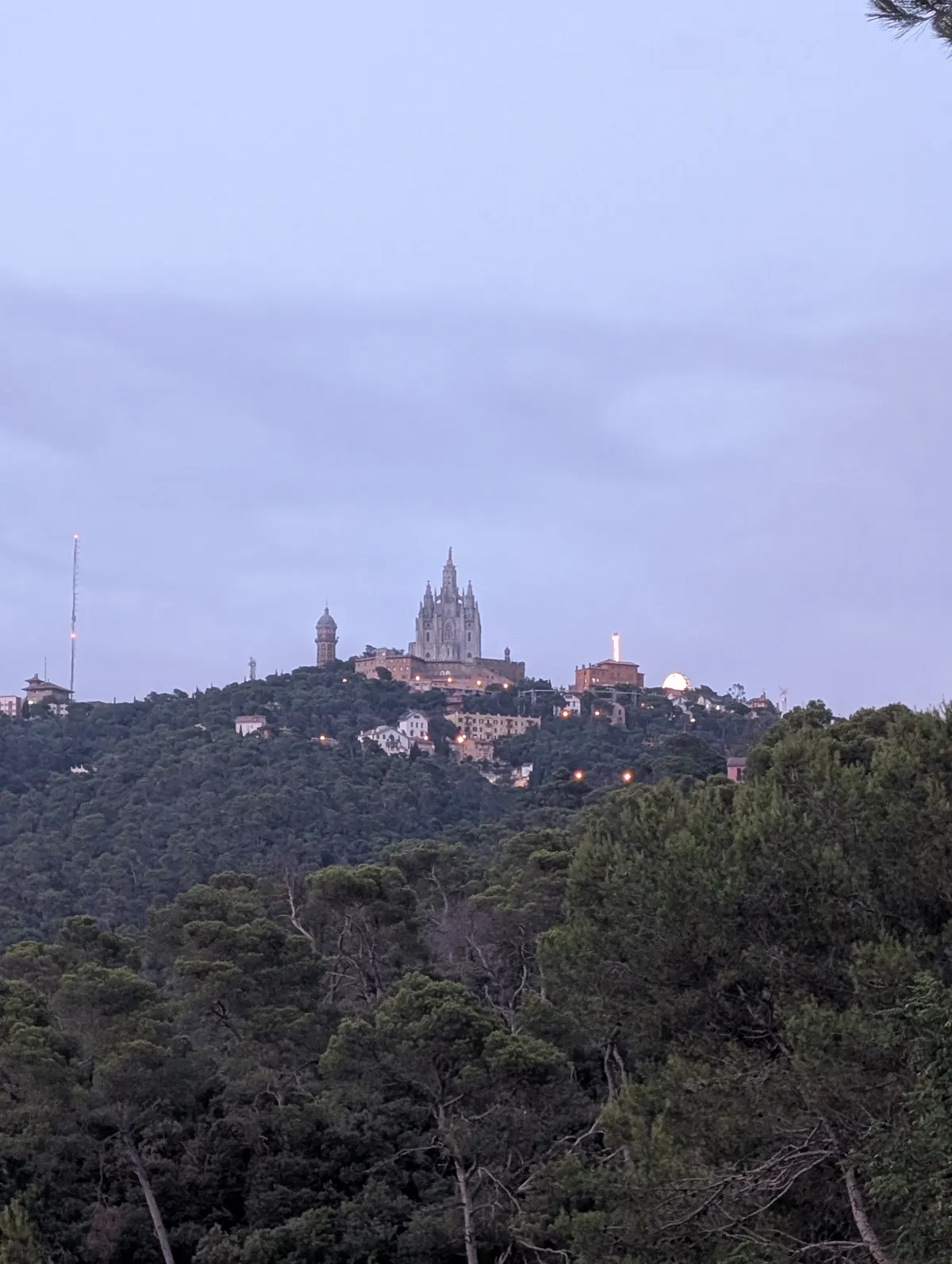 Main view at Parc Natural de la Serra de Collserola Barcelona — travel photo