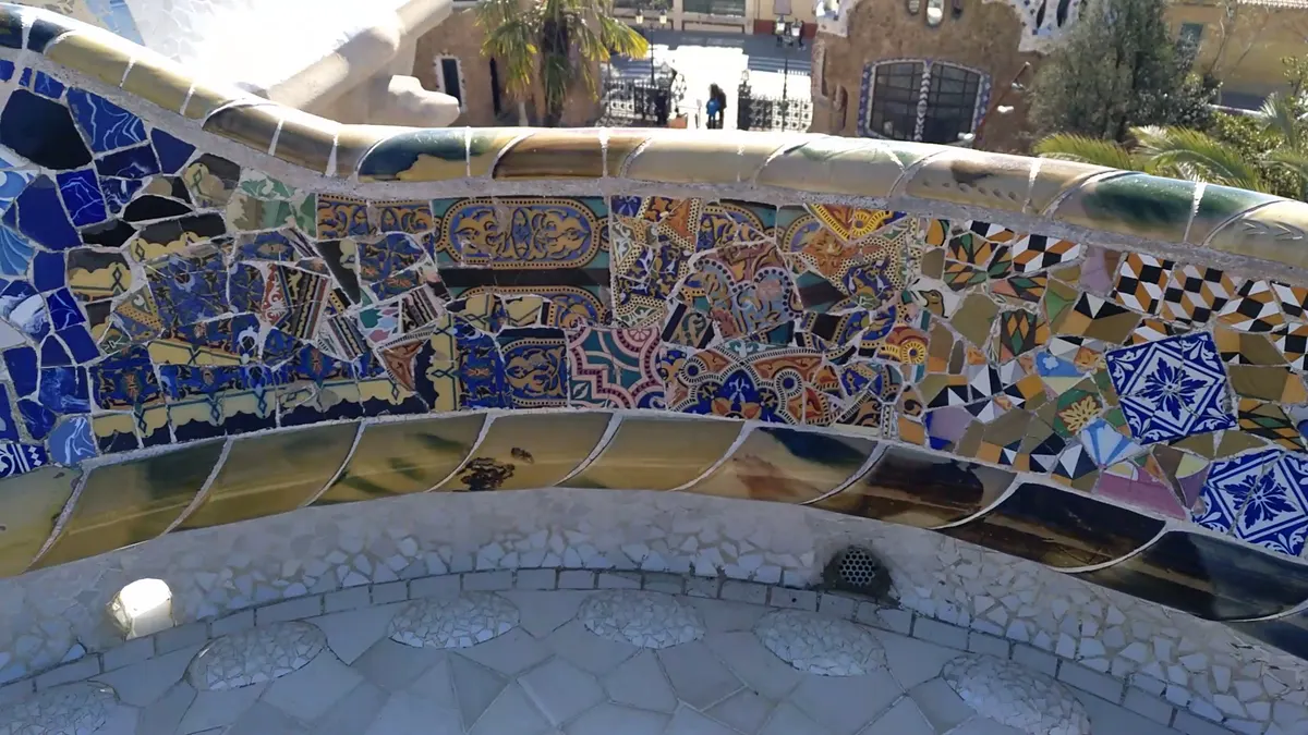 Interior at Park Güell Barcelona — travel photo