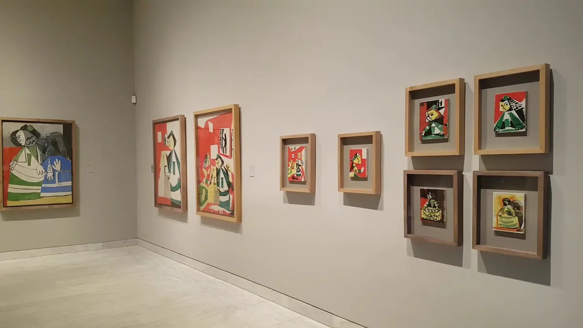 Interior at Picasso Museum Barcelona Barcelona — travel photo