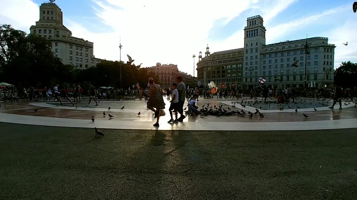 Interior at Plaça de Catalunya Barcelona — travel photo