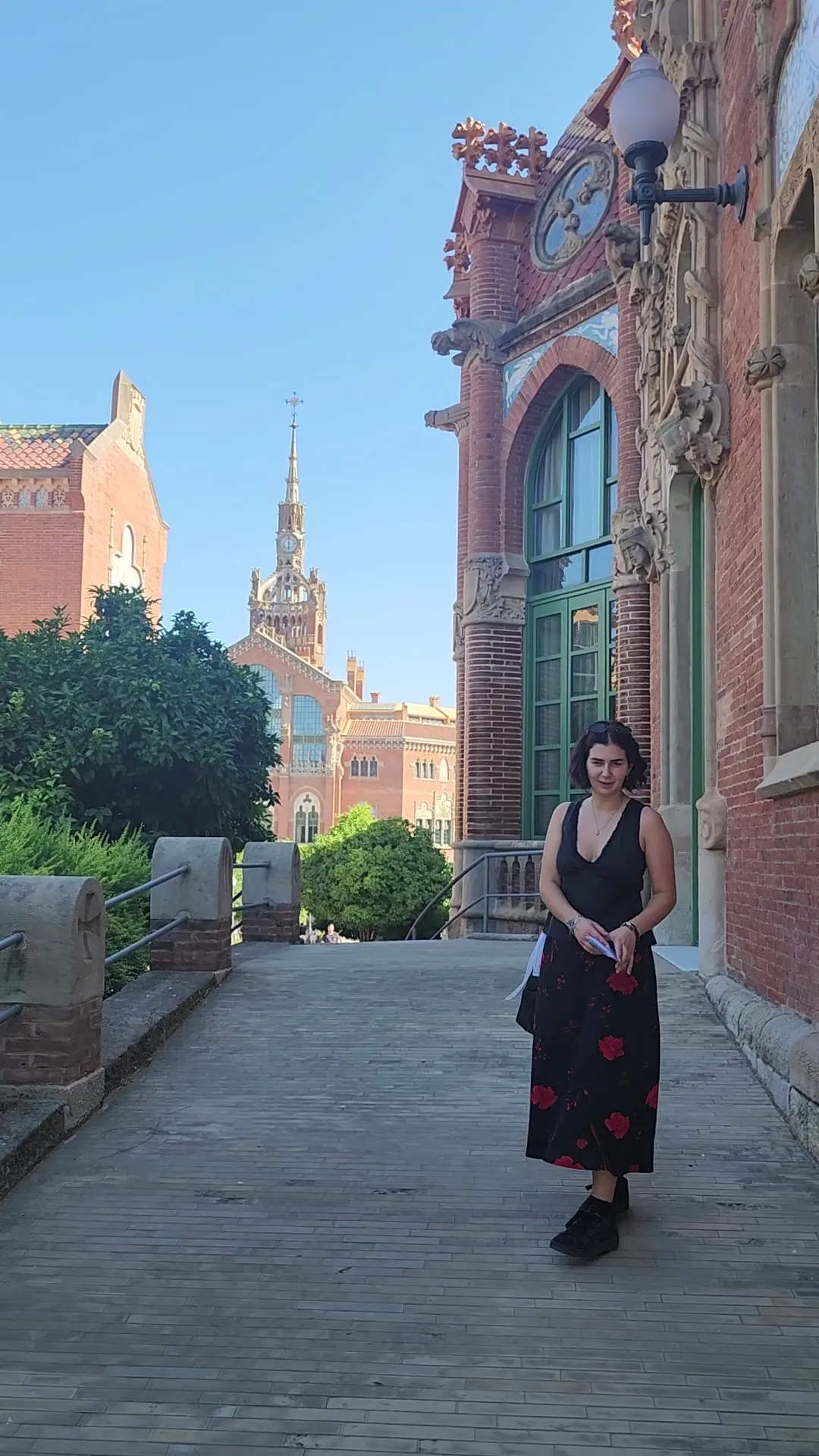 Main view at Recinte Modernista de Sant Pau Barcelona — travel photo