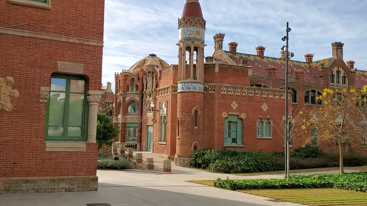 Details at Recinte Modernista de Sant Pau Barcelona — travel photo
