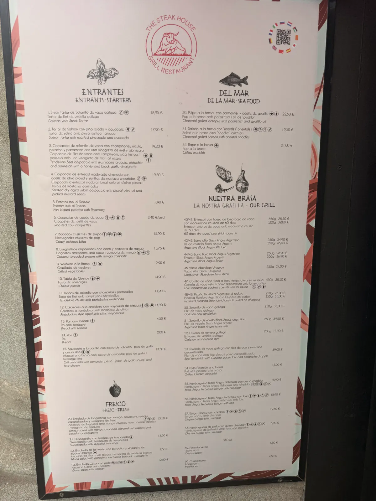 Details at The Steak House Barcelona — travel photo