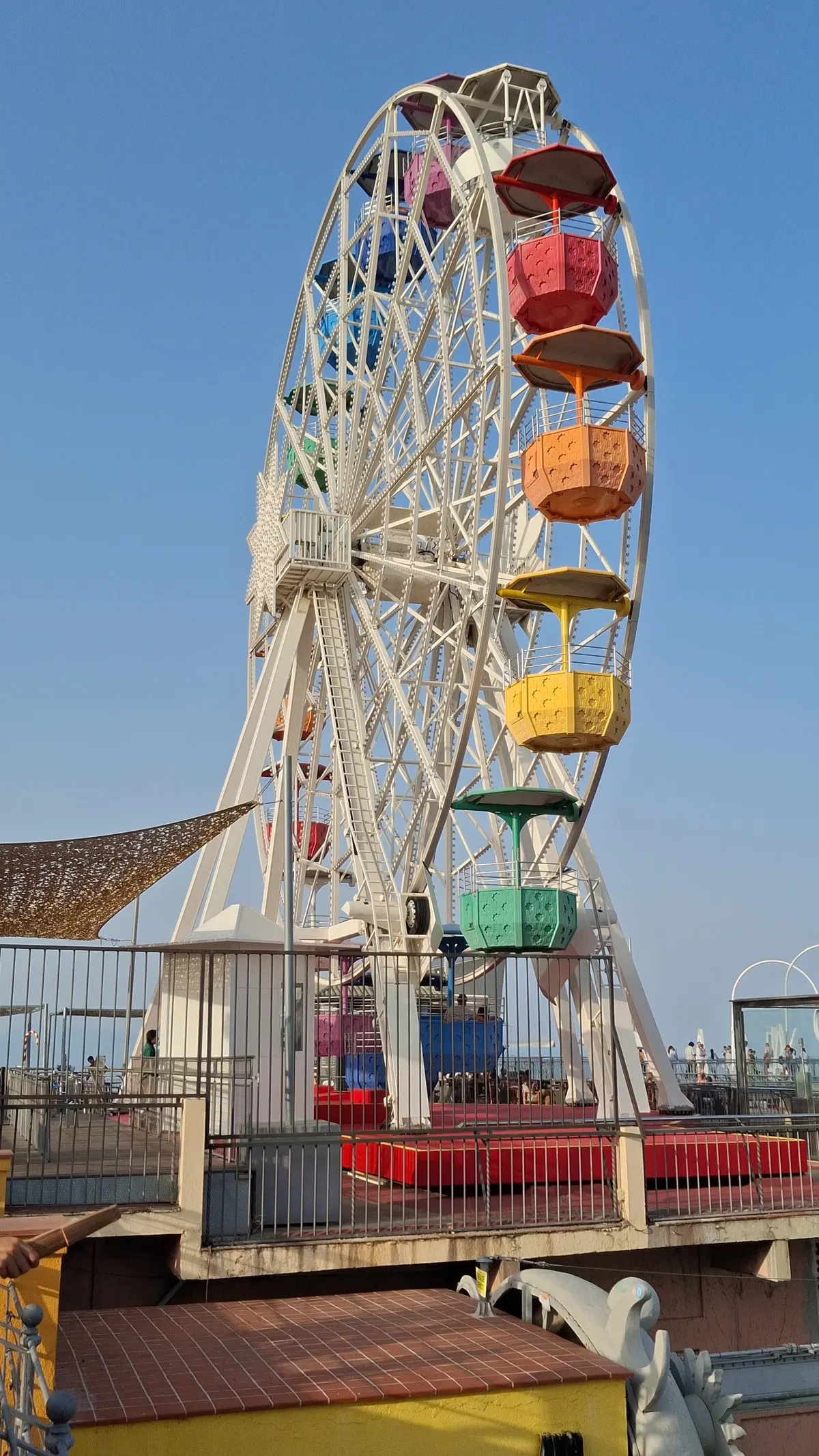 Main view at Tibidabo Amusement Park Barcelona — travel photo