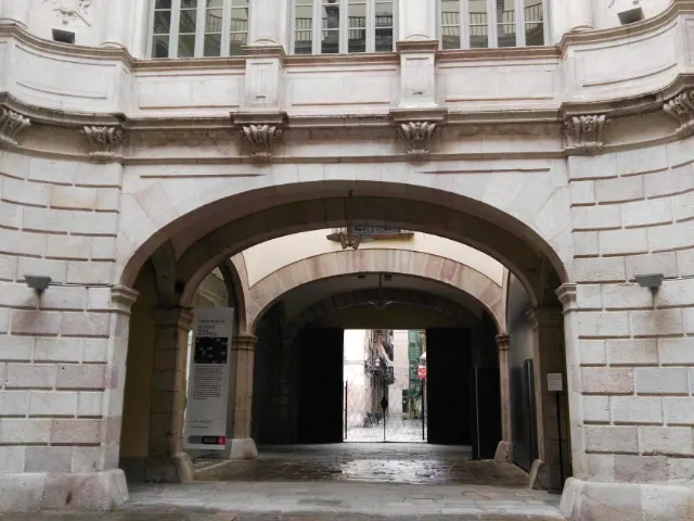 Interior at Virreina Palace Barcelona — travel photo