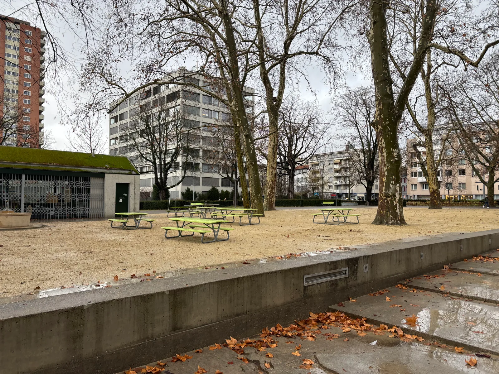 Details at Claramatte Park Basel — travel photo