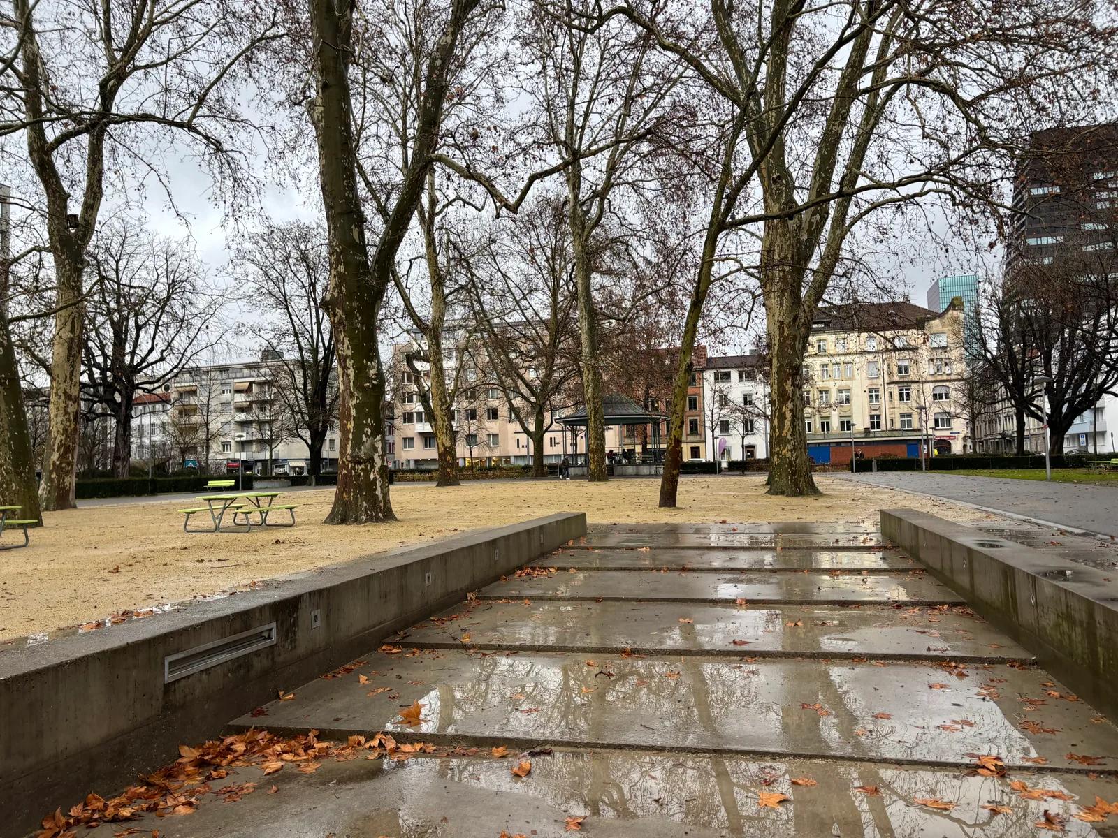 Atmosphere at Claramatte Park Basel — travel photo