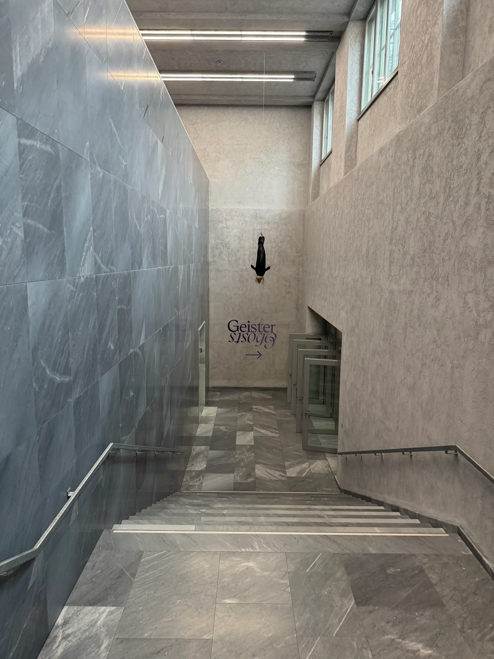 Interior at Fine Arts Museum Basel | New Building Basel — travel photo