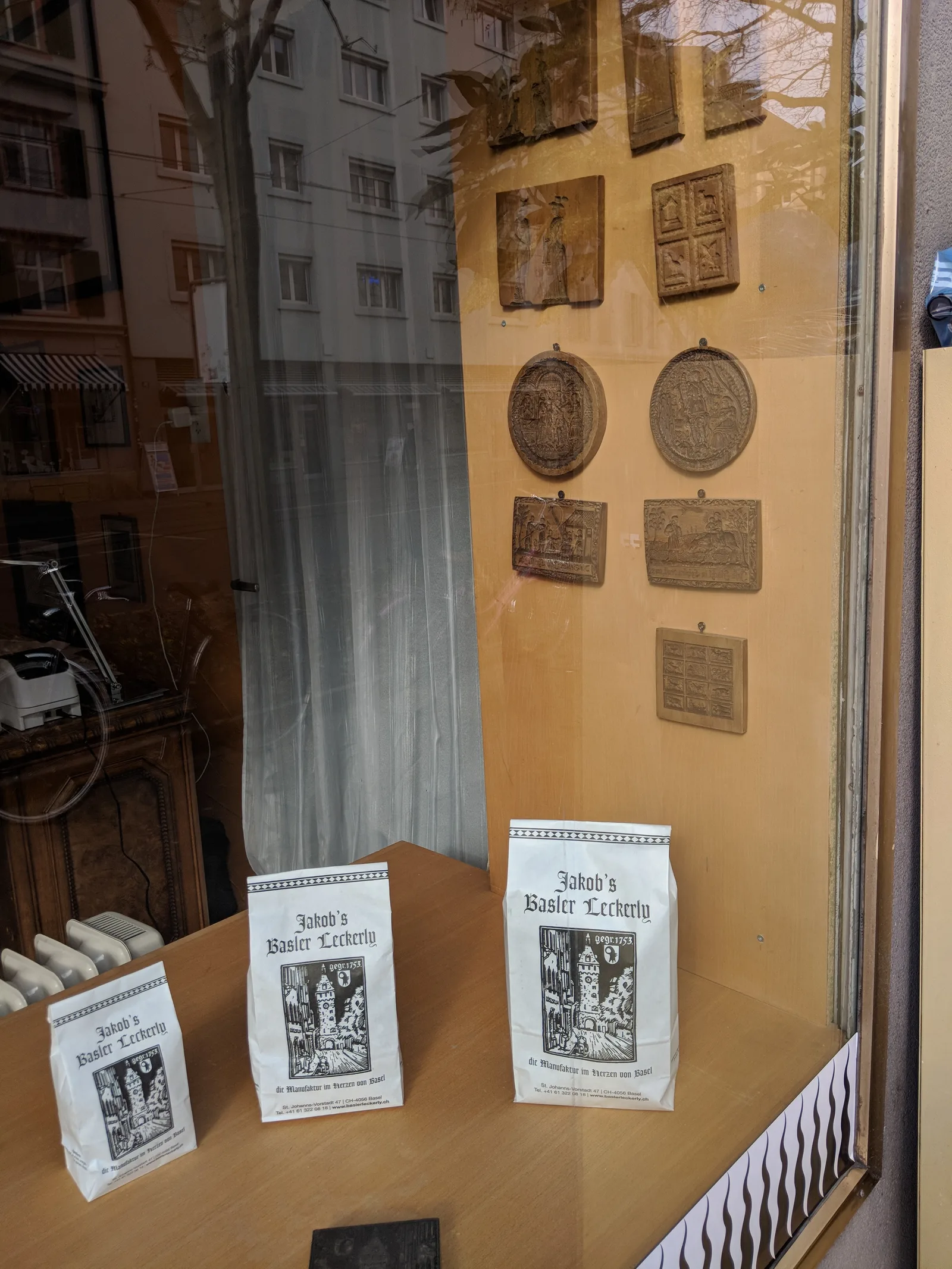 Interior at Jakob's Basler Leckerly (Manufaktur & Laden) Basel — travel photo