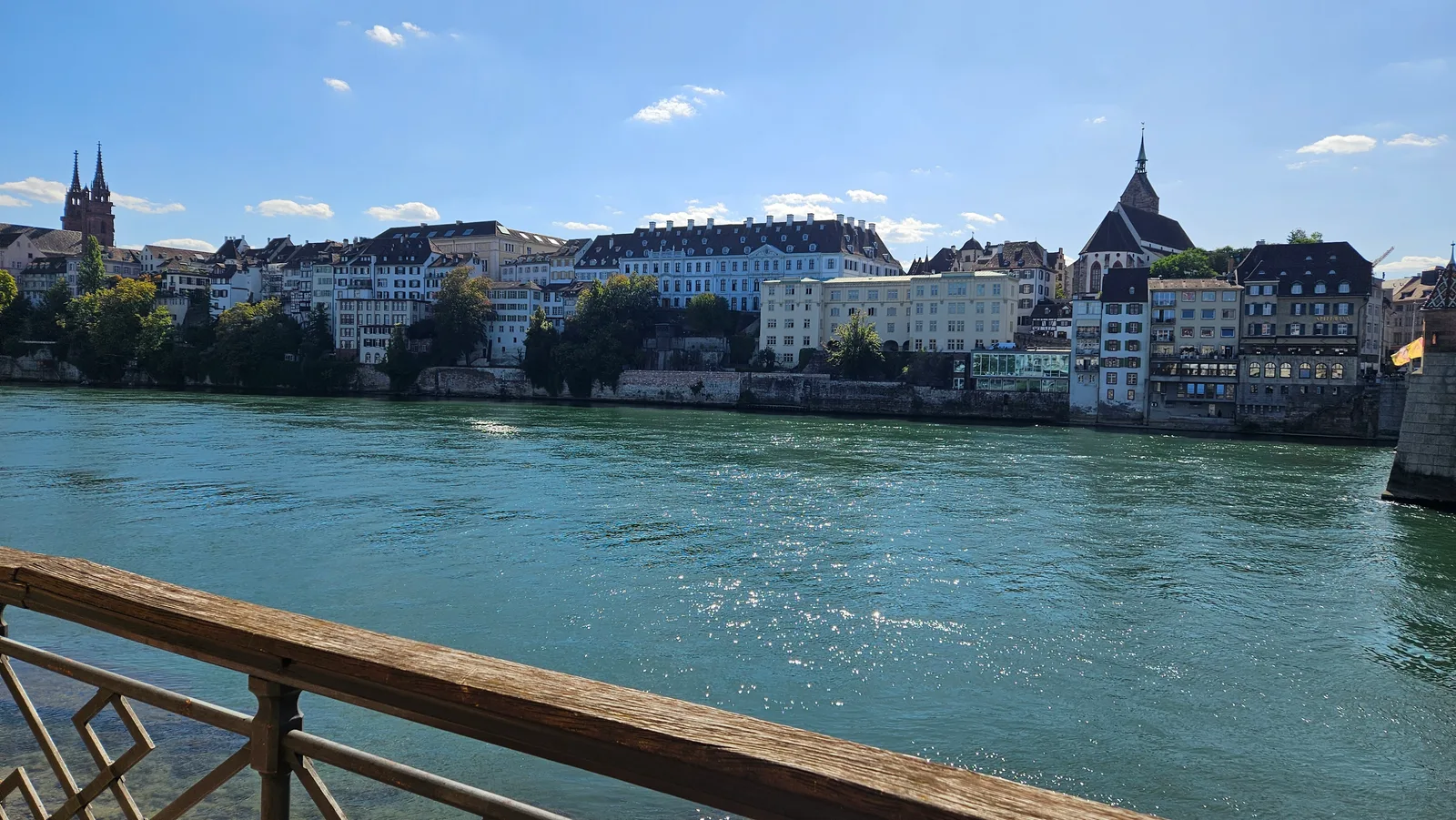 Main view at Mittlere Brücke Basel — travel photo