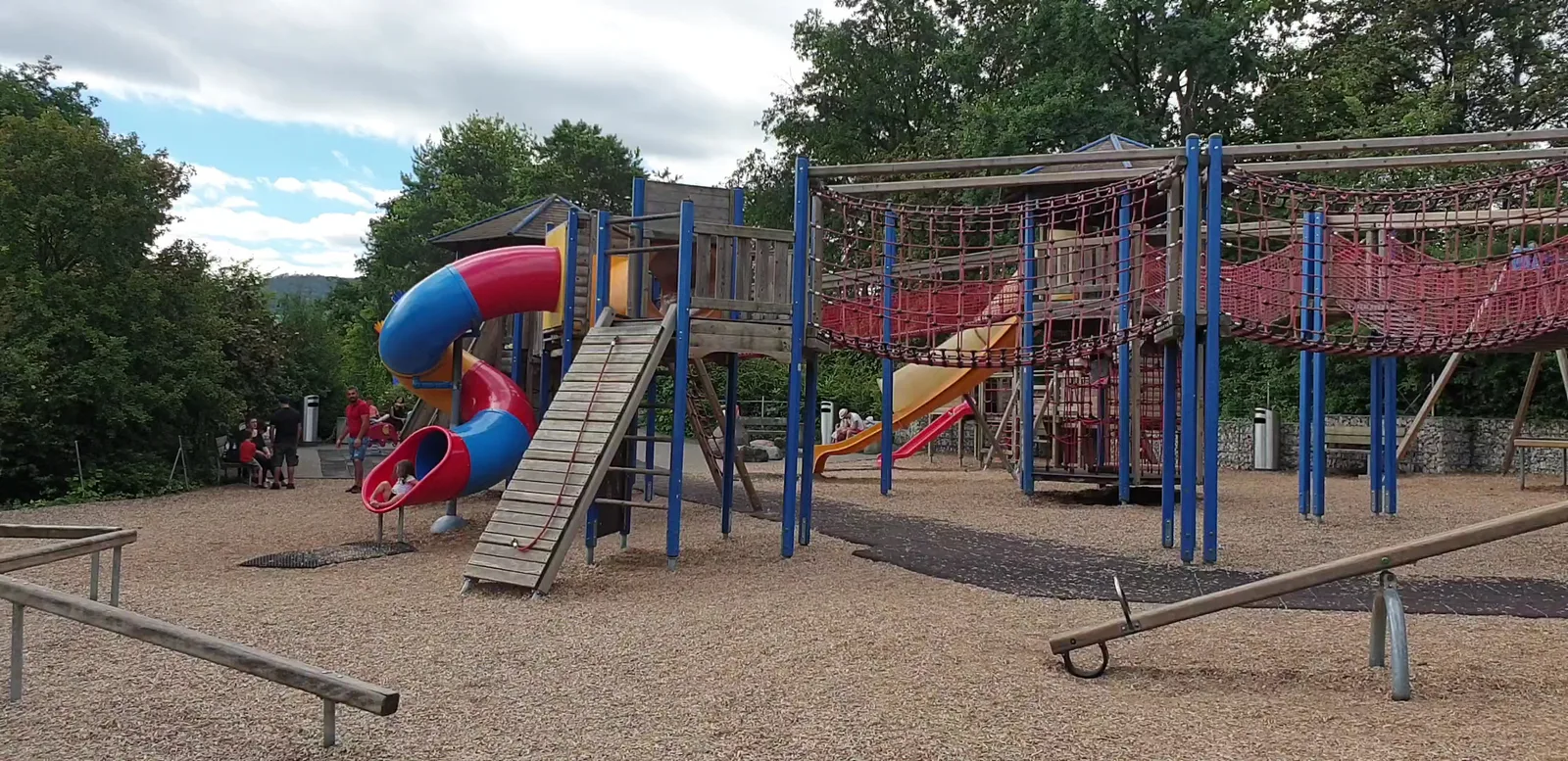 Main view at Park im Grünen - Spielplatz Basel — travel photo