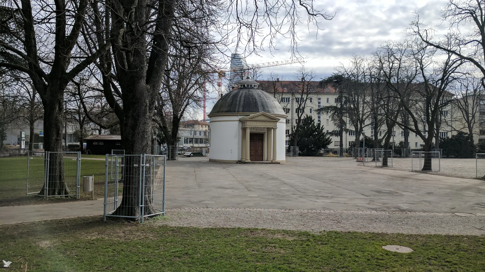 Main view at Rosentalanlage - park Basel — travel photo