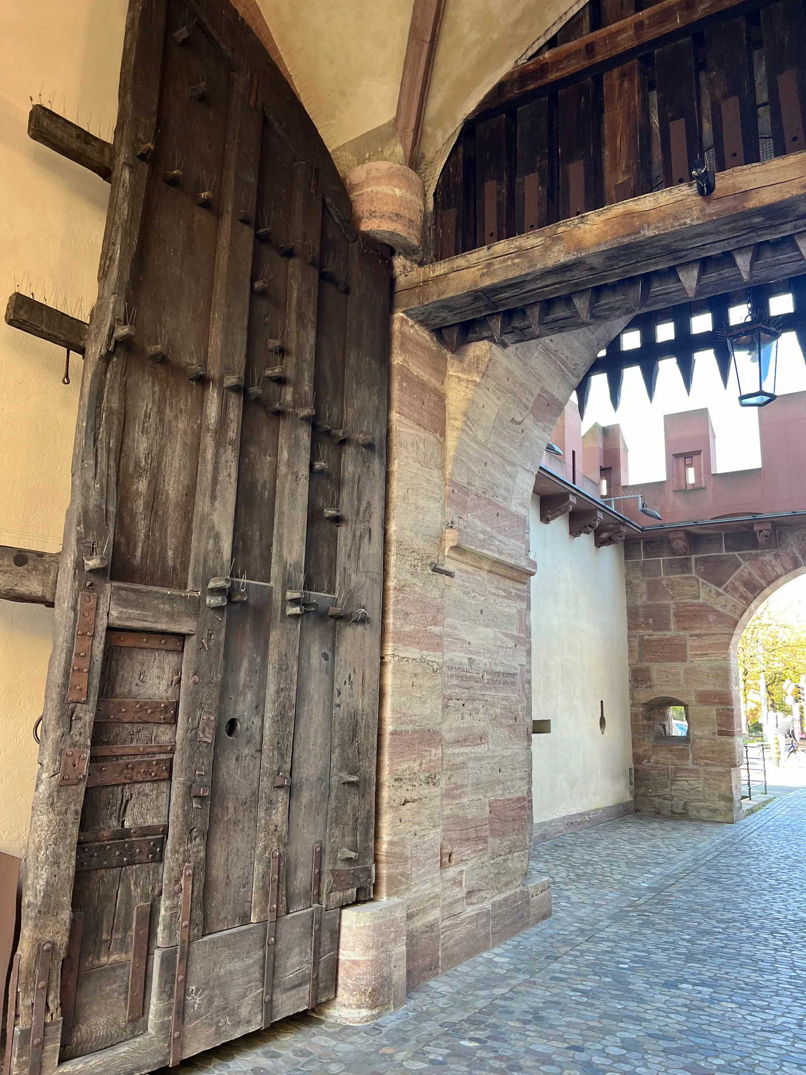 Details at Spalentor Basel — travel photo