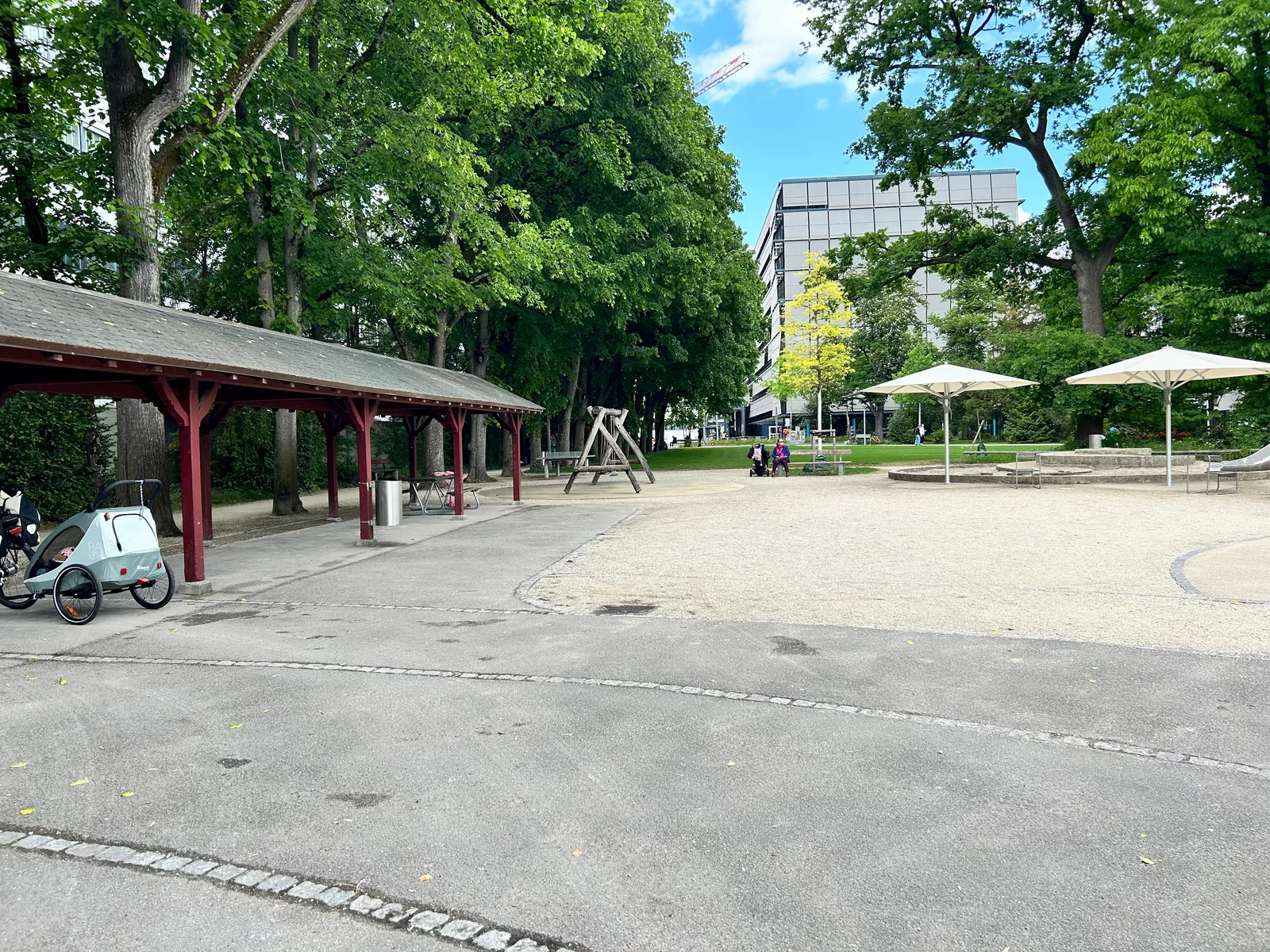 Main view at Spielplatz Solitude Basel — travel photo