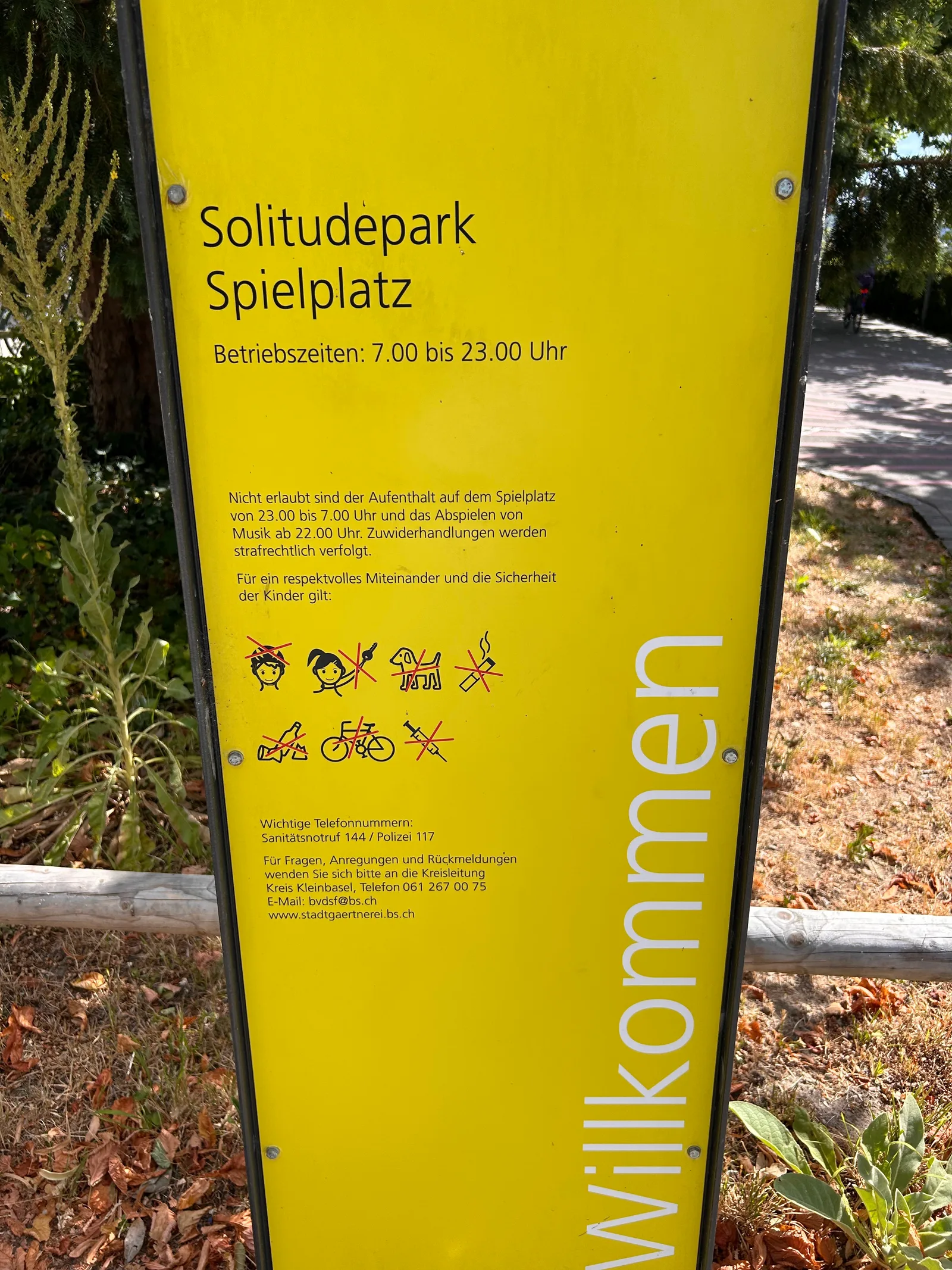 Atmosphere at Spielplatz Solitude Basel — travel photo