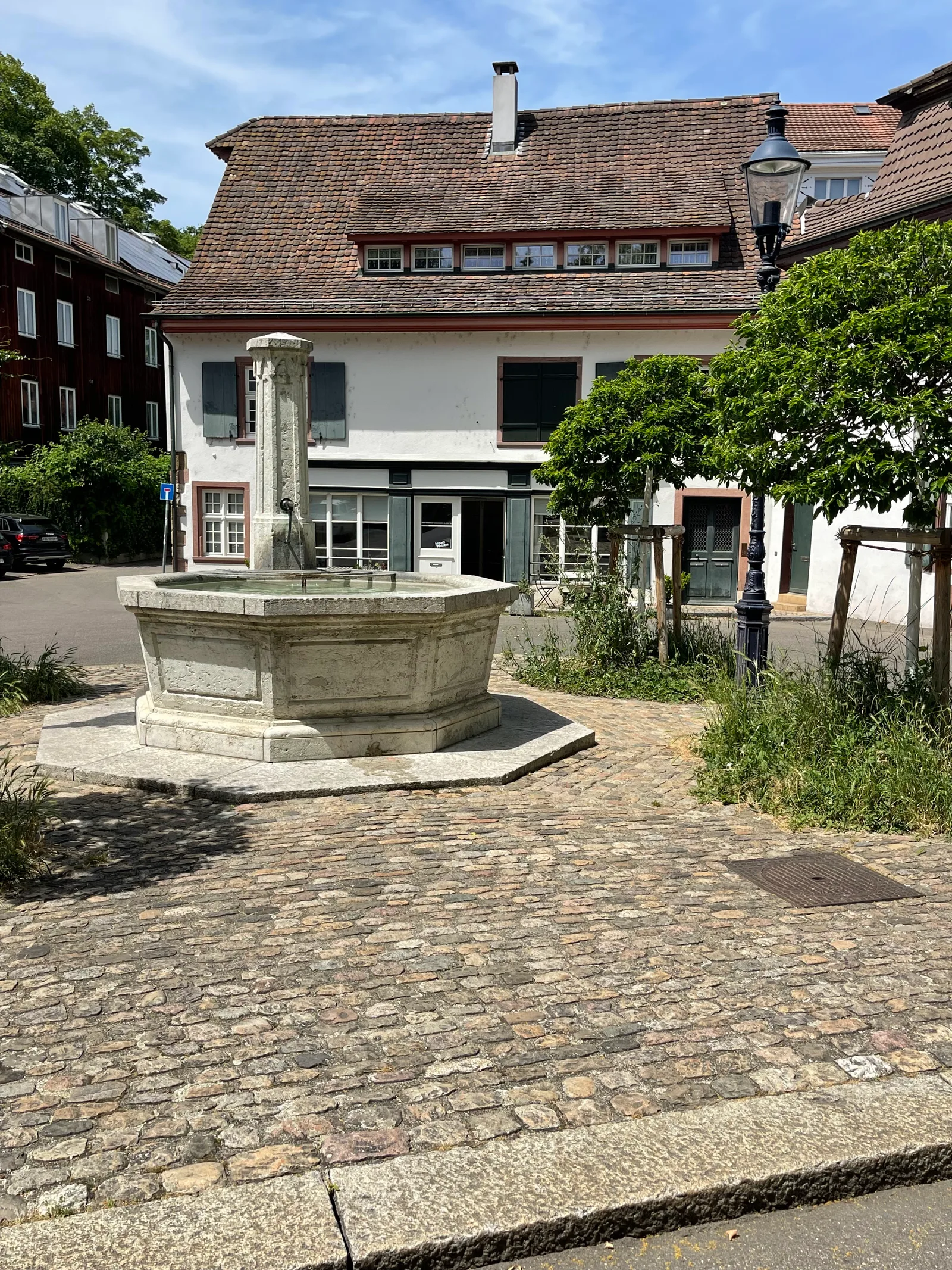 Atmosphere at St. Alban Tor Basel — travel photo