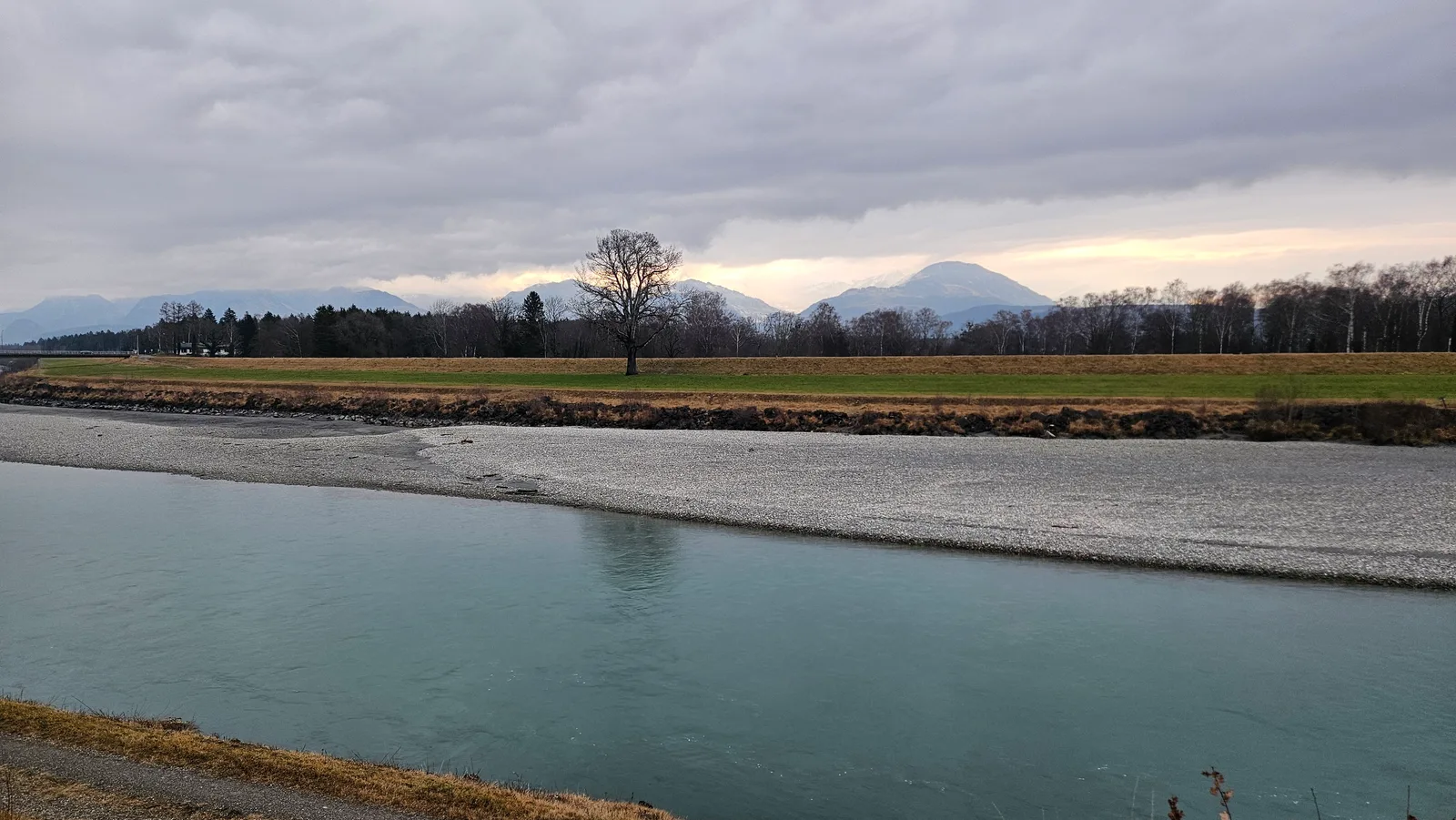Atmosphere at Three Countries Bridge Basel — travel photo