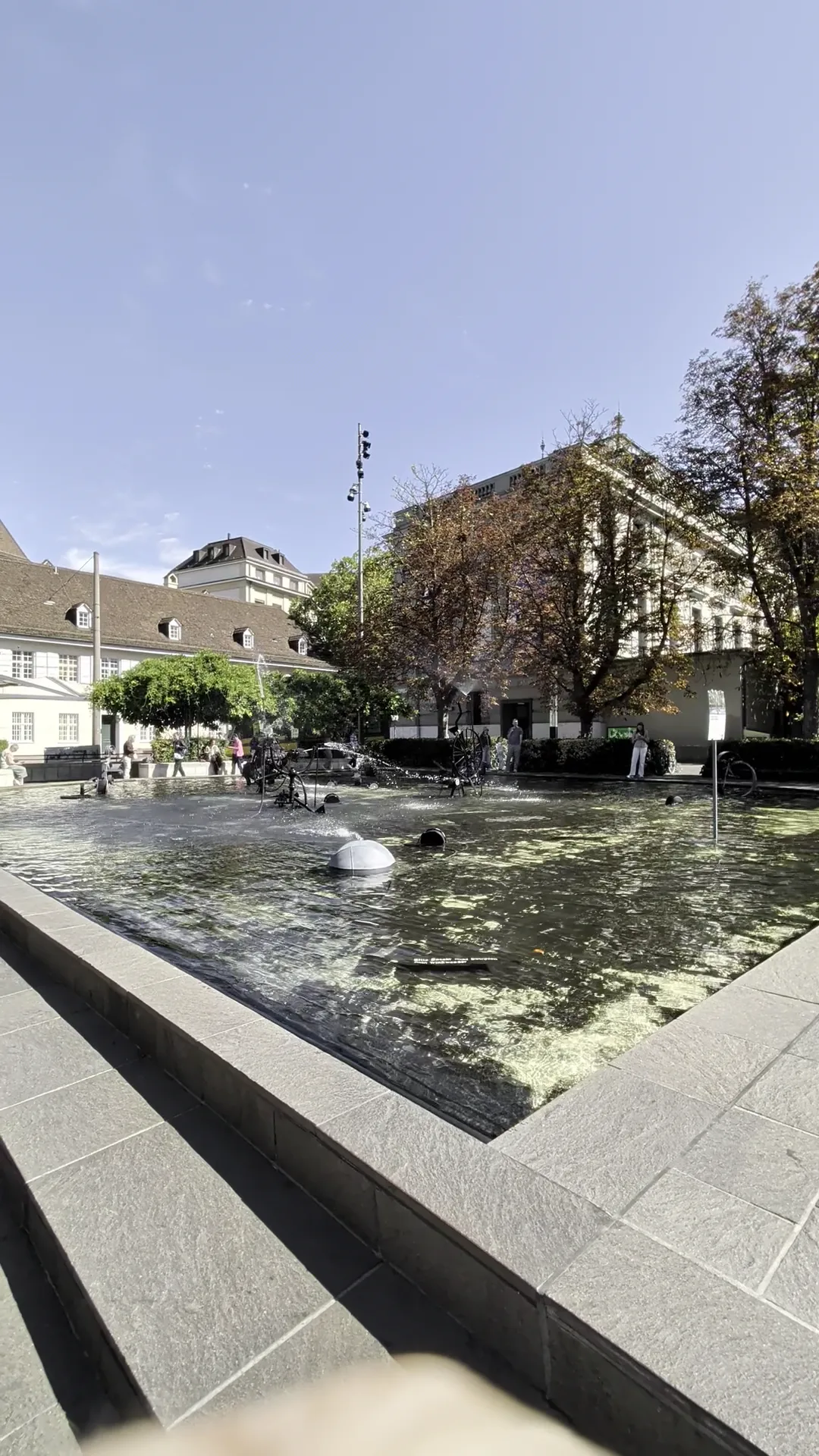 Main view at Tinguely Fountain Basel — travel photo