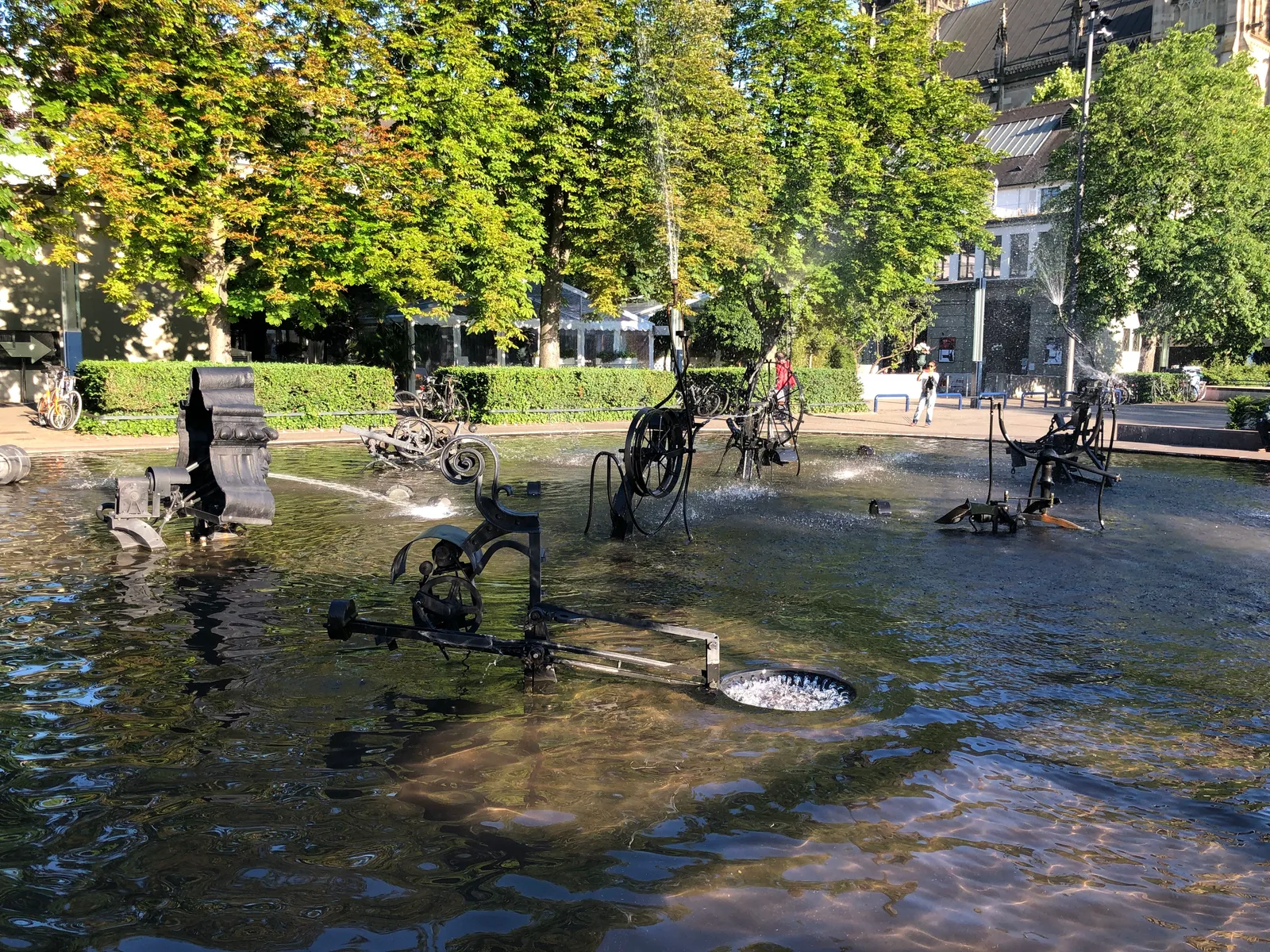 Interior at Tinguely Fountain Basel — travel photo