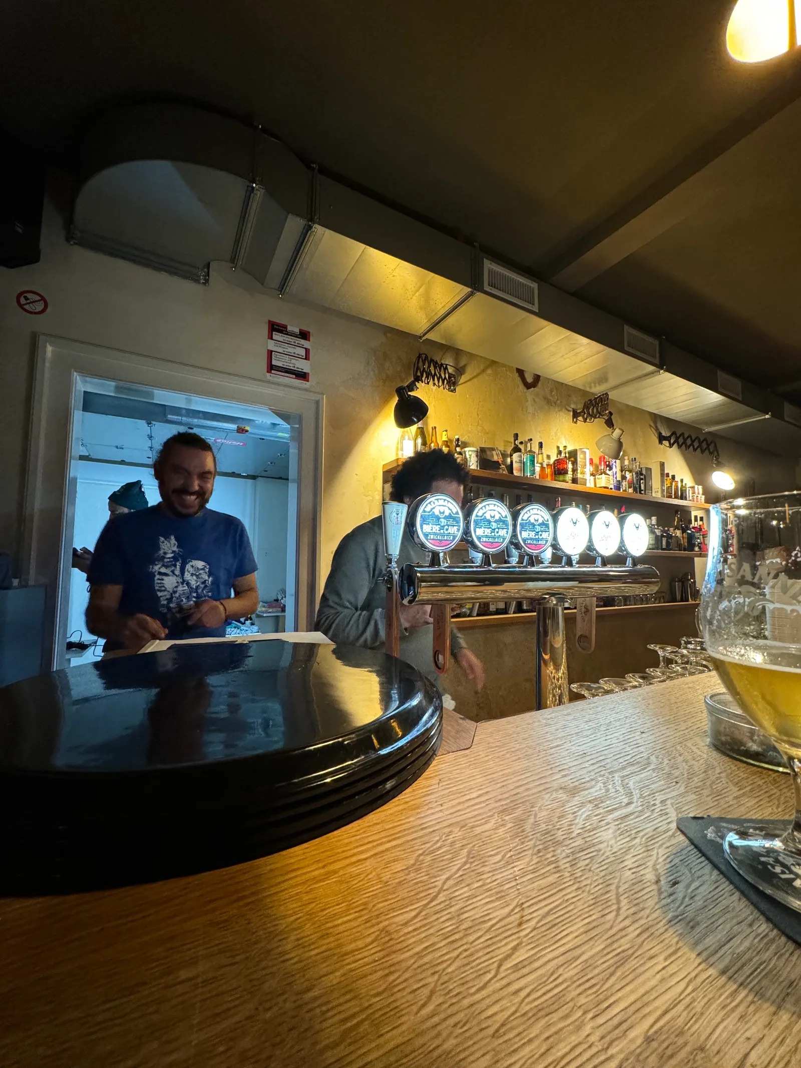 Atmosphere at WaZou Basel — travel photo