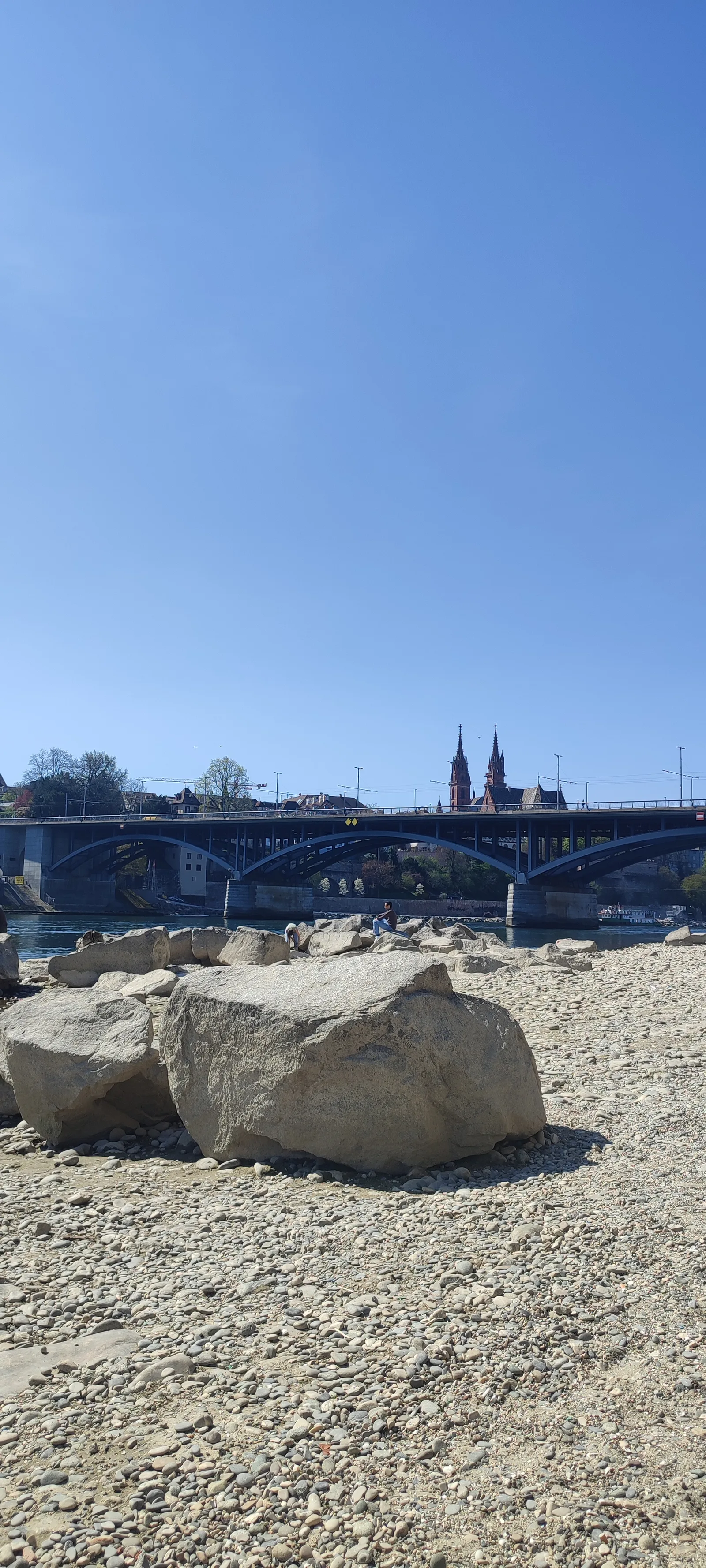 Atmosphere at Wettstein Rheinstrand Basel — travel photo
